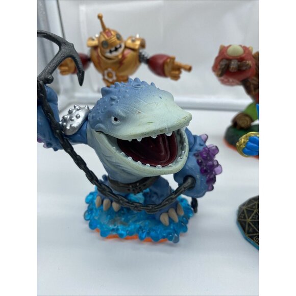 Skylanders Lot Of 5 Skylanders And Supports Figures Activision - Picture 2 of 11